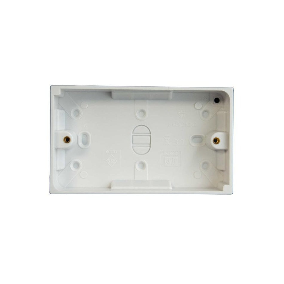 Dencon Pattress Box 2-Gang 25mm