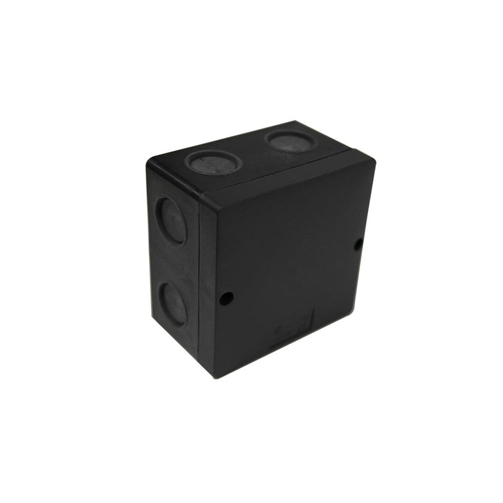 Dencon IP66 Junction Box Black 100 x 100mm