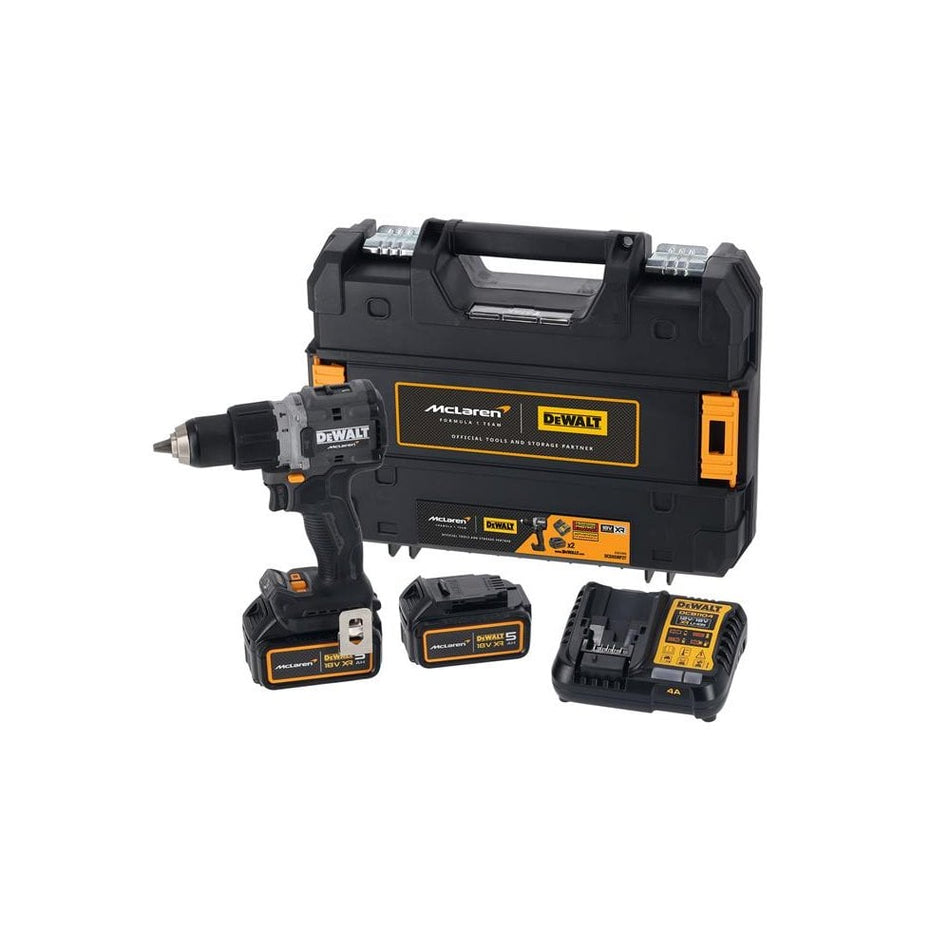 DeWALT Power Tools DCD85MP2T McLaren F1 XR Brushless Combi 18V 2 x 5.0Ah Li-ion