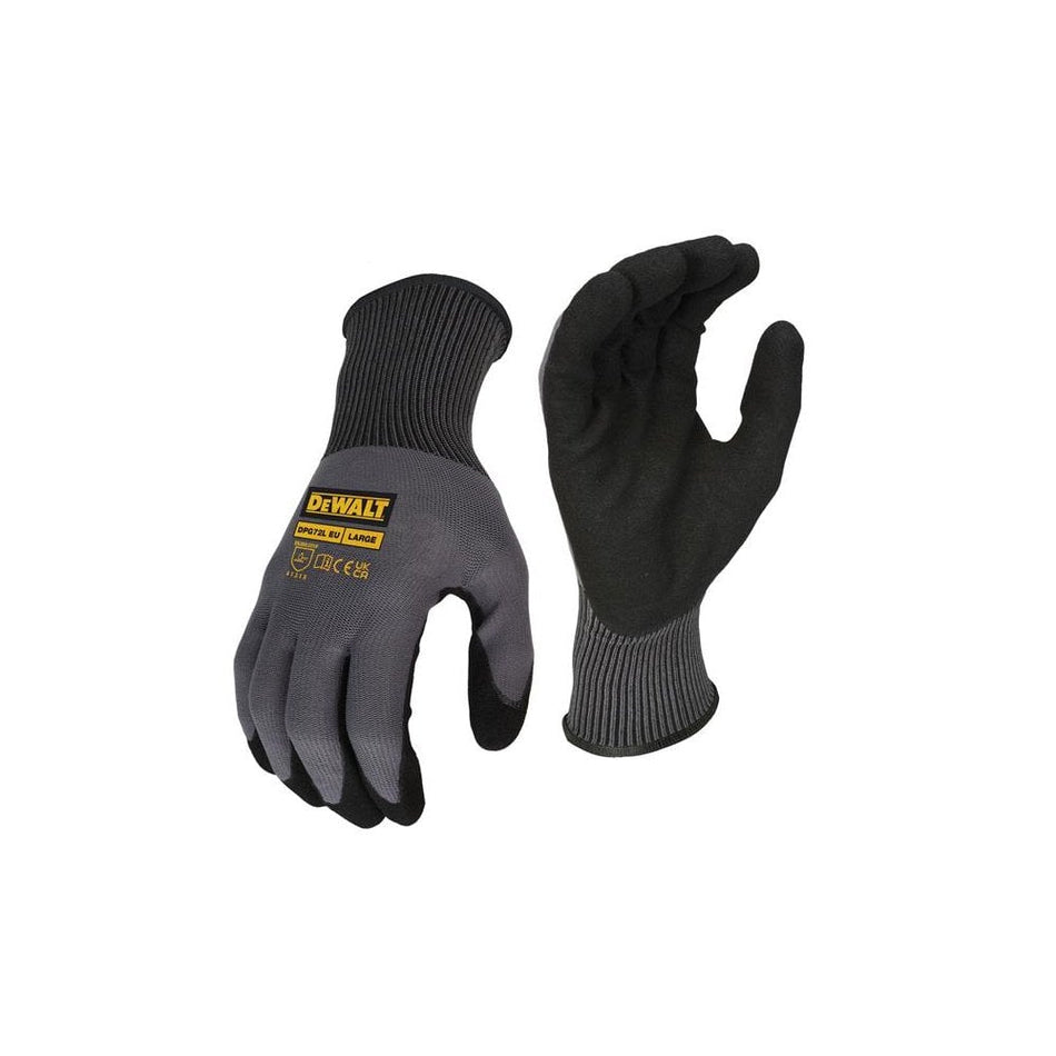 DeWALT Power Tools Coated Grip Gloves - L (Size 9)