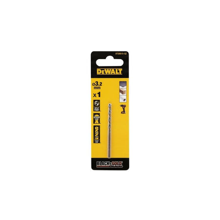 DeWALT Power Tools BLACK&GOLD HSS Drill Bit 3.2mm