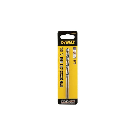 DeWALT Power Tools BLACK&GOLD HSS Drill Bit 8.0mm
