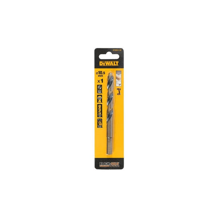 DeWALT Power Tools BLACK&GOLD HSS Drill Bit 10.5mm