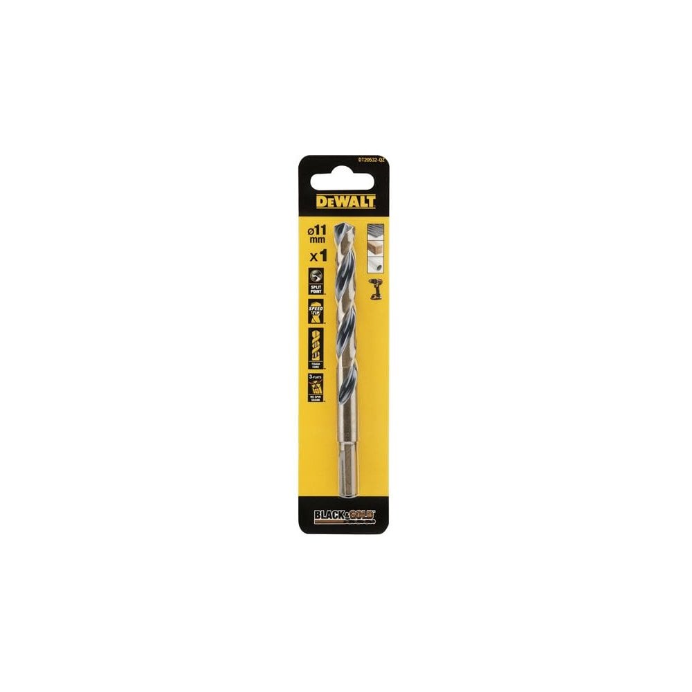 DeWALT Power Tools BLACK&GOLD HSS Drill Bit 11.0mm