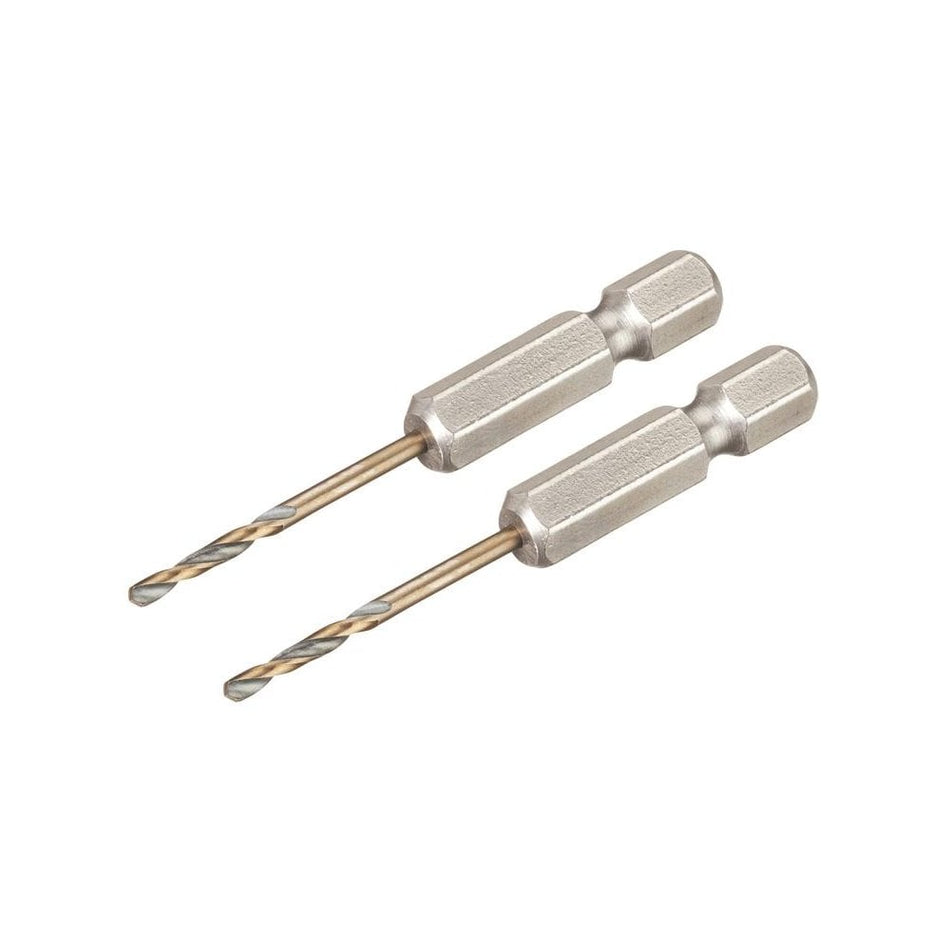 DeWALT Power Tools BLACK&GOLD Hex HSS-G Drill Bits (2) 2.0mm
