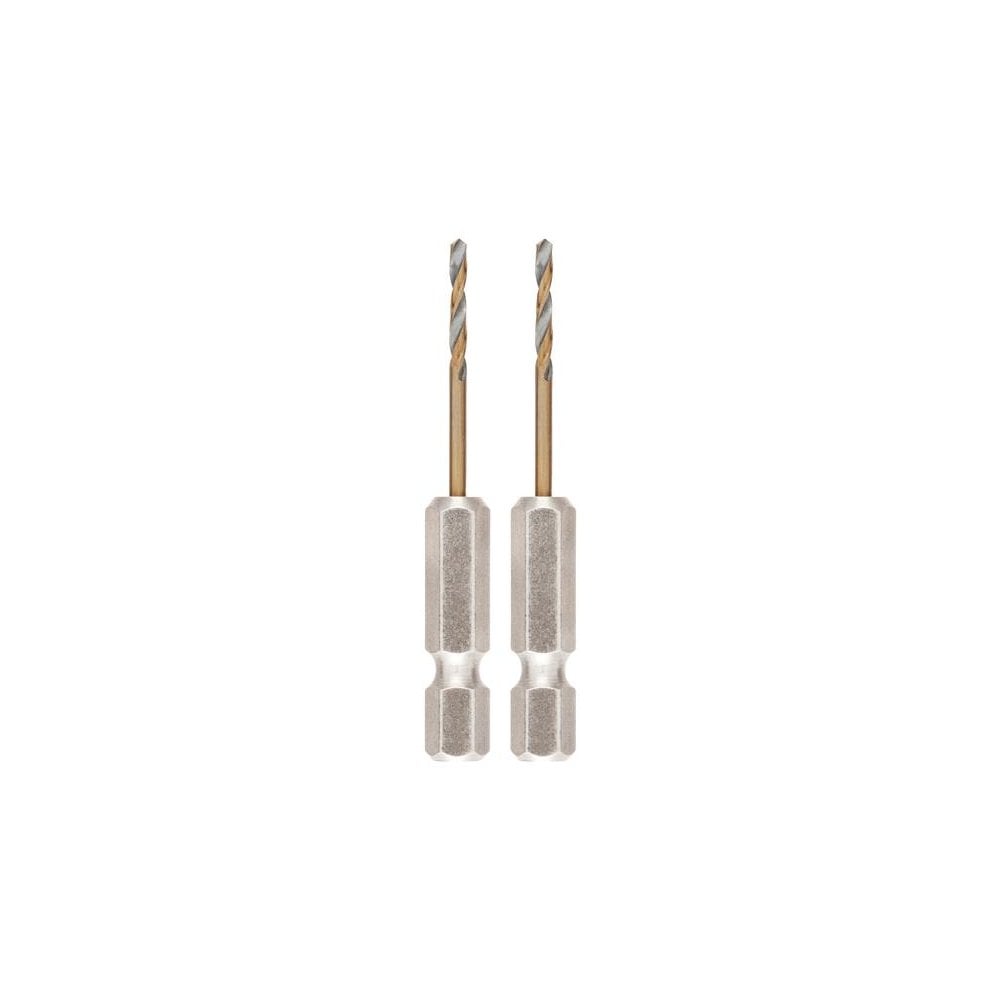 DeWALT Power Tools BLACK&GOLD Hex HSS-G Drill Bits (2) 2.0mm