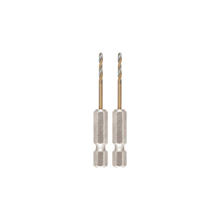 DeWALT Power Tools BLACK&GOLD Hex HSS-G Drill Bits (2) 2.0mm