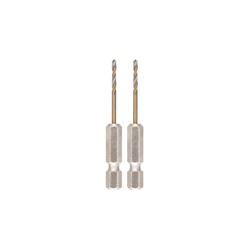 DeWALT Power Tools BLACK&GOLD Hex HSS-G Drill Bits (2) 2.0mm