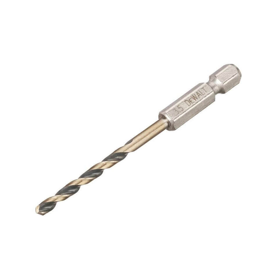 DeWALT Power Tools BLACK&GOLD Hex HSS-G Drill Bit 3.5mm