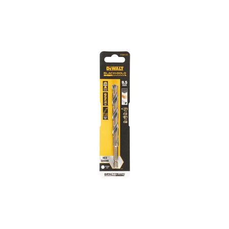 DeWALT Power Tools BLACK&GOLD Hex HSS-G Drill Bit 9.5mm
