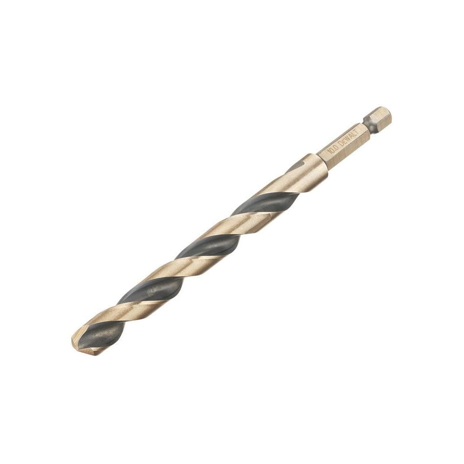 DeWALT Power Tools BLACK&GOLD Hex HSS-G Drill Bit 10.0mm