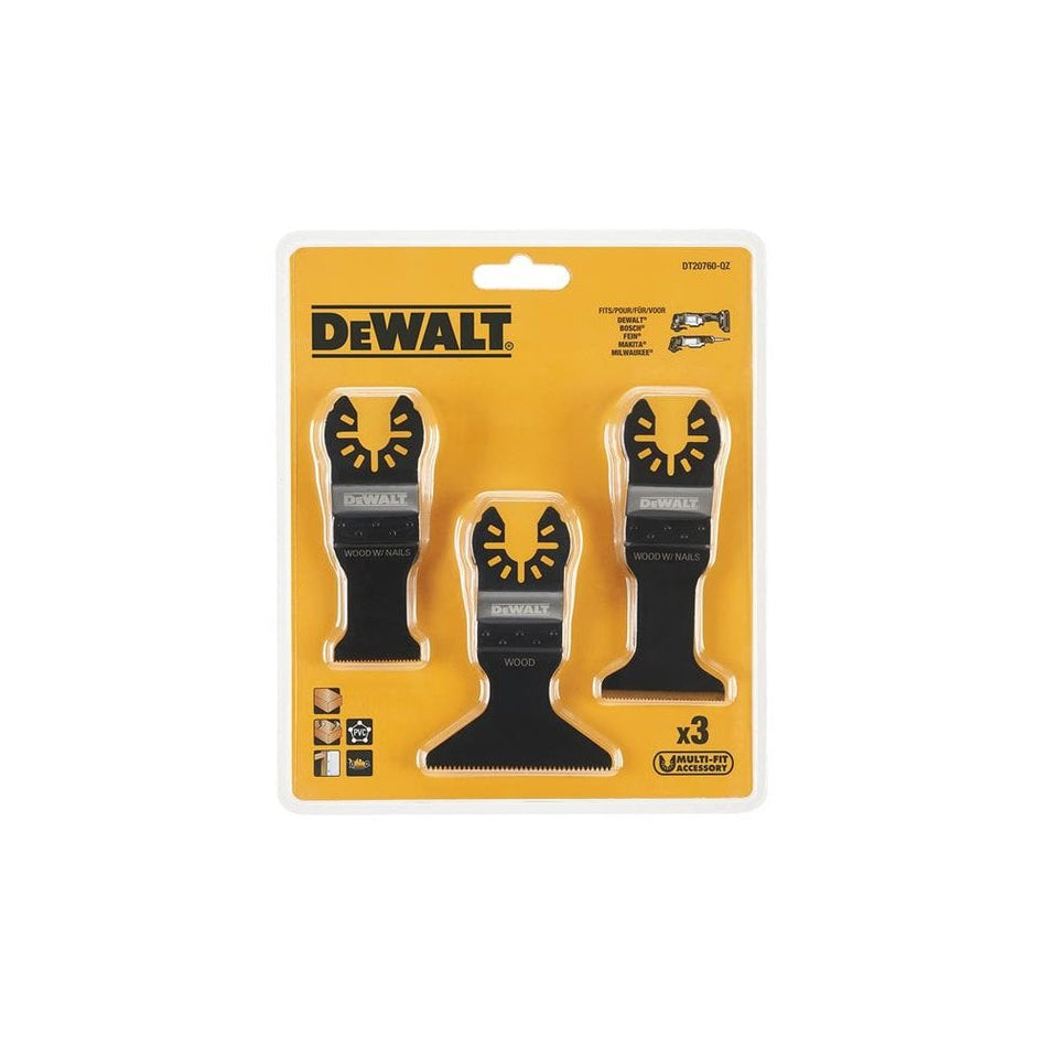 DeWALT Power Tools DT20760 Oscillating Blade Set, 3 Piece