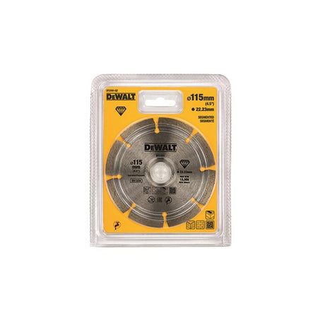 DeWALT Power Tools DT3701 Segmented Diamond Cutting Disc 115 x 22.23mm