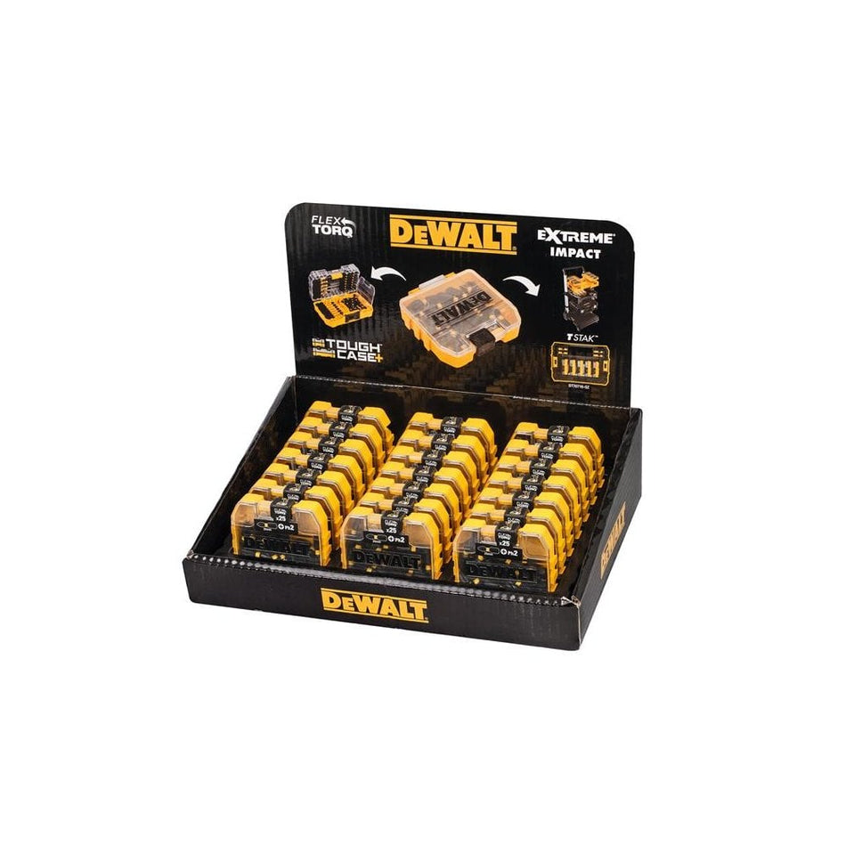 DeWALT Power Tools Impact Torsion Bits PH2 25mm Tic Tac Display 21 Piece