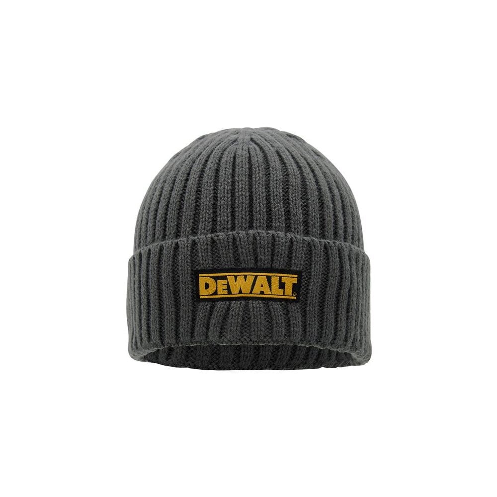 DeWALT Power Tools Indianapolis Grey Knitted Beanie Hat