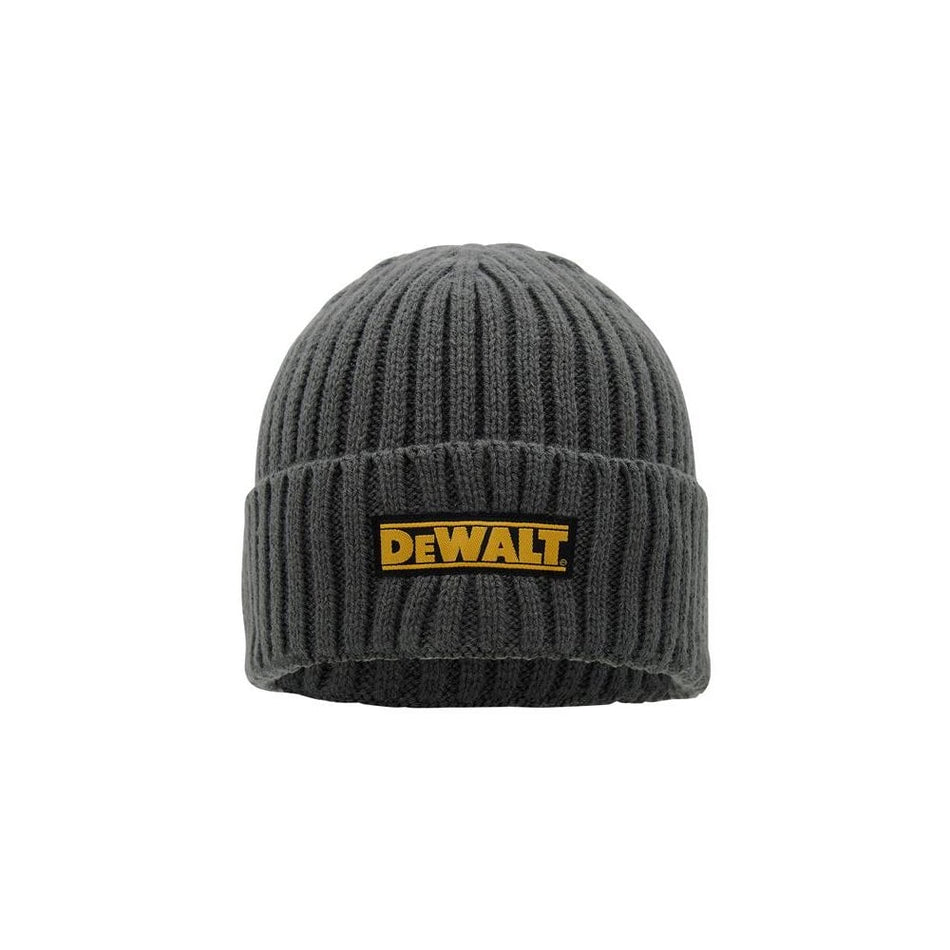 DeWALT Power Tools Indianapolis Grey Knitted Beanie Hat