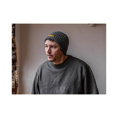 DeWALT Power Tools Indianapolis Grey Knitted Beanie Hat