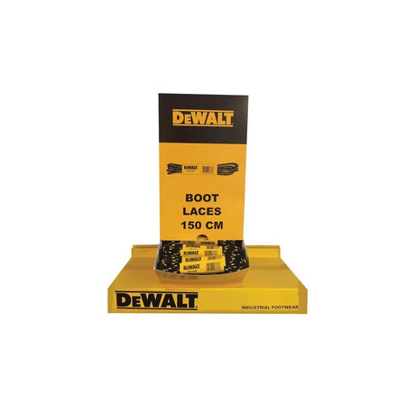 DeWALT Power Tools Polyester/Cotton Boot Laces 150cm In Dispenser (60 Pairs)