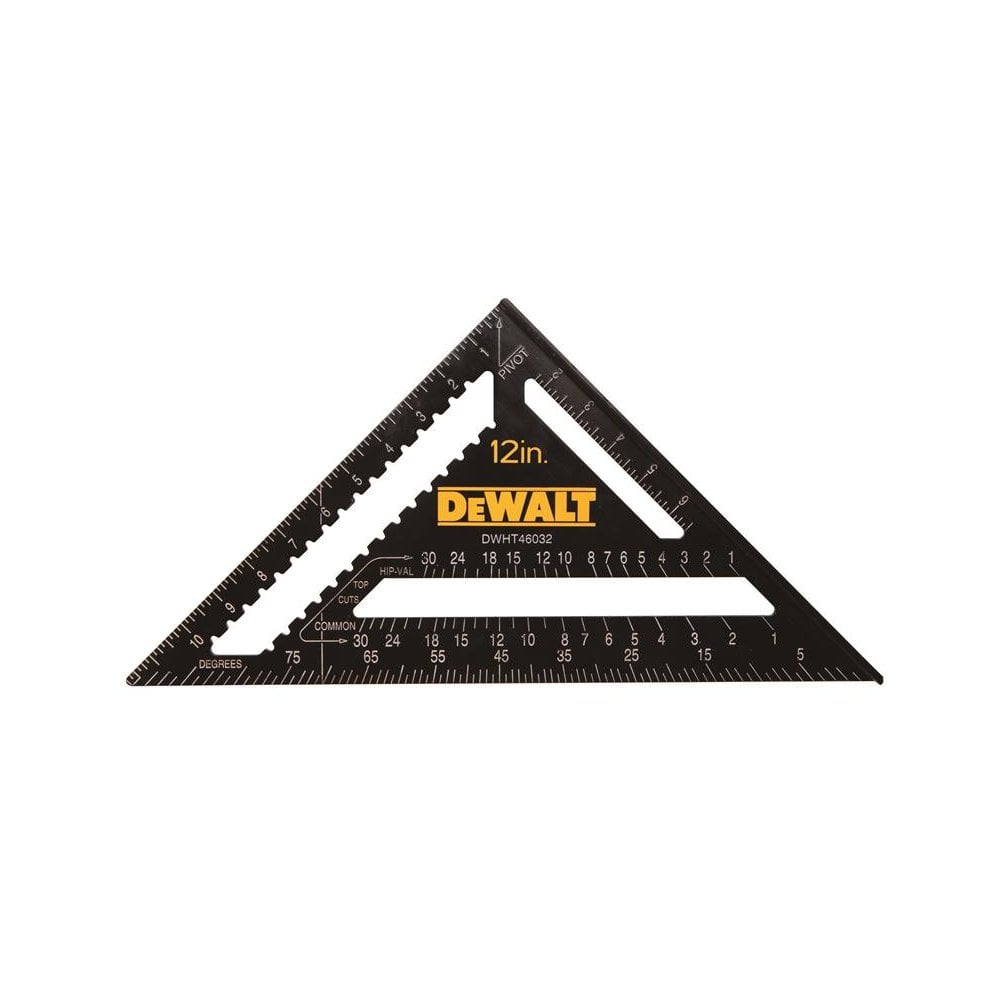 DeWALT Hand Tools Rafter Layout Square 12in