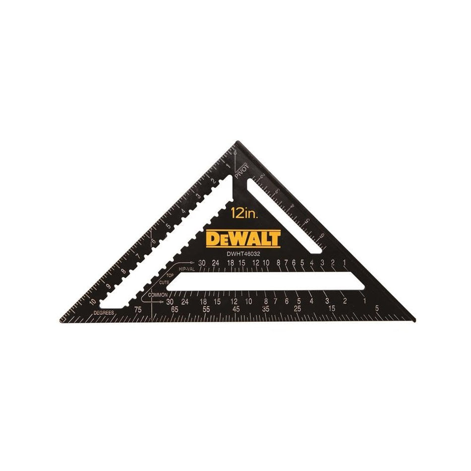 DeWALT Hand Tools Rafter Layout Square 12in