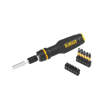 DeWALT Hand Tools Full Fit Telescoping Multi-bit Ratcheting Screwdriver + 10 Bits