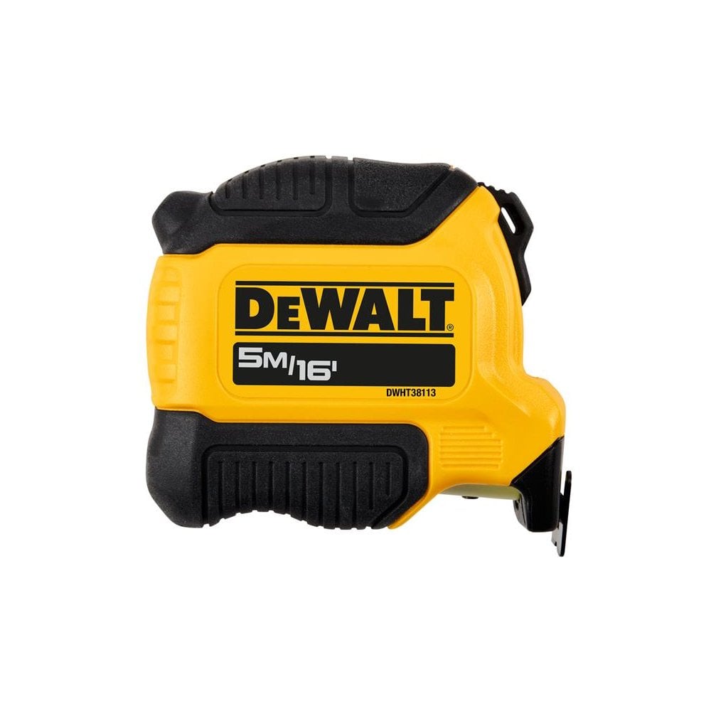 DeWALT Hand Tools Compact Series Tape Measure 5m/16ft (Width 28mm)
