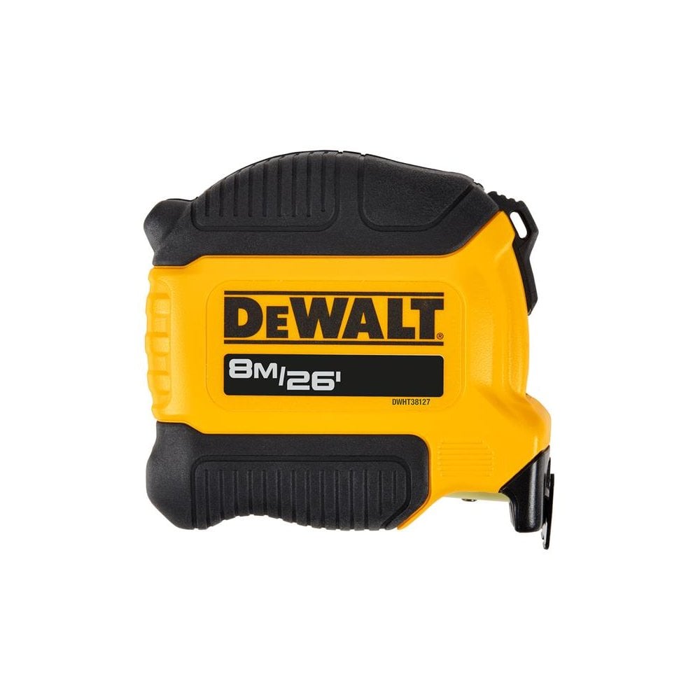 DeWALT Hand Tools Compact Series Tape Measure 8m/26ft (Width 28mm)