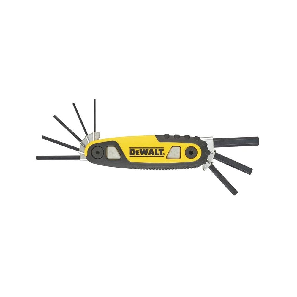DeWALT Hand Tools Metric Folding / Locking Hex Key Set, 8 Piece