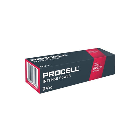 Duracell 9V PROCELL® Intense Alkaline Batteries (Pack 10)