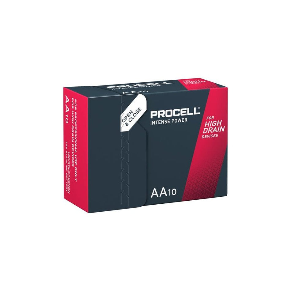 Duracell AA PROCELL® Intense Alkaline Batteries (Pack 10)