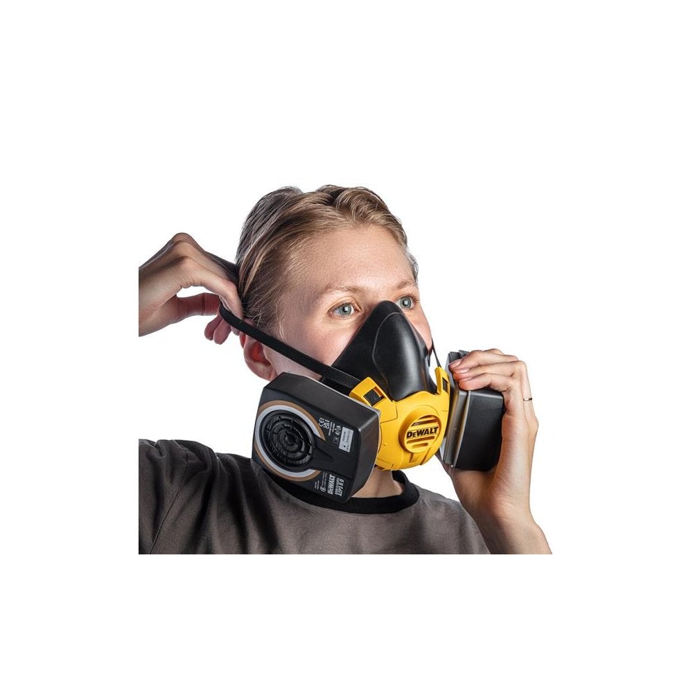 DEWALT Respiration A2P3 Half Mask Respirator - Large