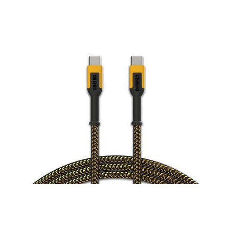 DEWALT Telecoms USB C to USB C 100W Reinforced Charging Cable 1.2m (4ft)