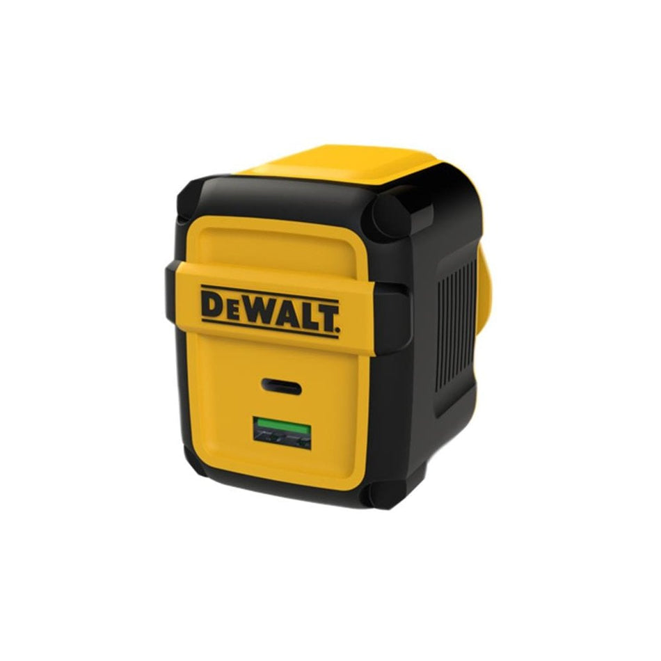 DEWALT Telecoms 2-Port Europe PD Wall Charger 49.5W