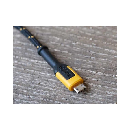 DEWALT Telecoms USB A to USB-Micro Reinforced Charging Cable 1.8m (6ft)