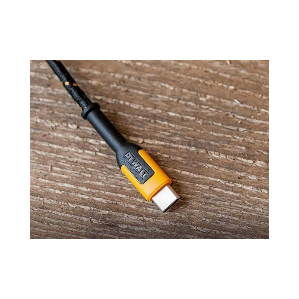 DEWALT Telecoms USB A to USB C Reinforced Charging Cable 3m (10ft)