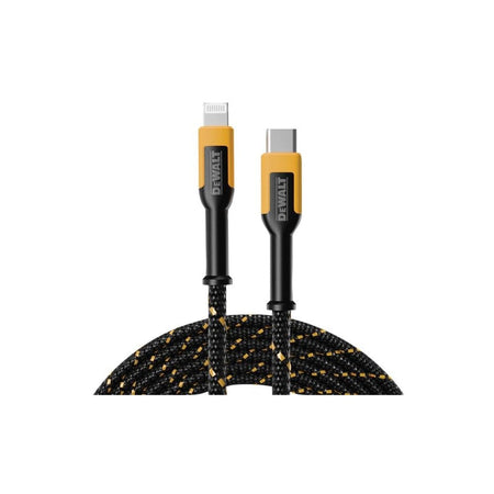DEWALT Telecoms USB C to Lightning® Reinforced Charging Cable 1.2m (4ft)