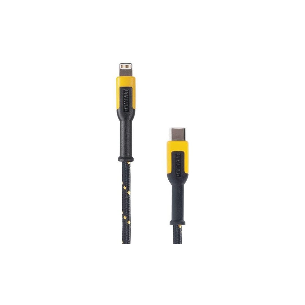 DEWALT Telecoms USB C to Lightning® Reinforced Charging Cable 1.2m (4ft)