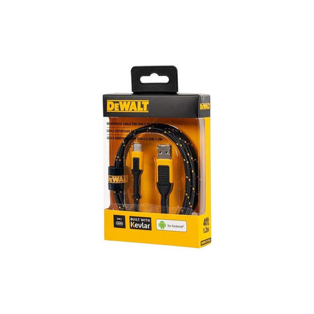 DEWALT Telecoms USB A to USB C Reinforced Charging Cable 1.2m (4ft)