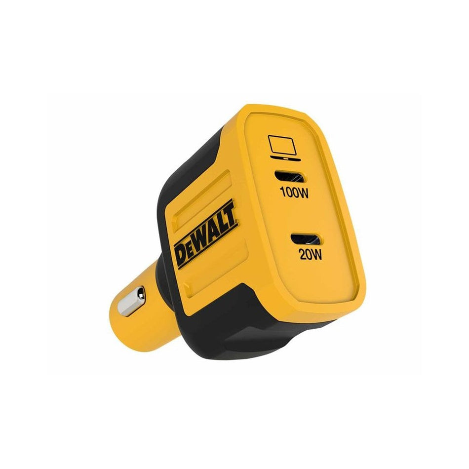 DEWALT Telecoms 2-Port PPS PD Car Charger 120W