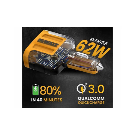 DEWALT Telecoms 4-Port Mobile USB PD Charger 60W