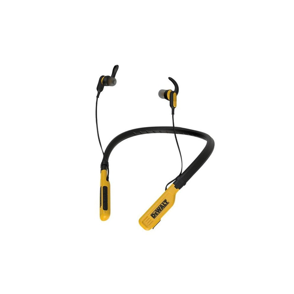 DEWALT Telecoms Jobsite Pro Wireless Neckband Earphones