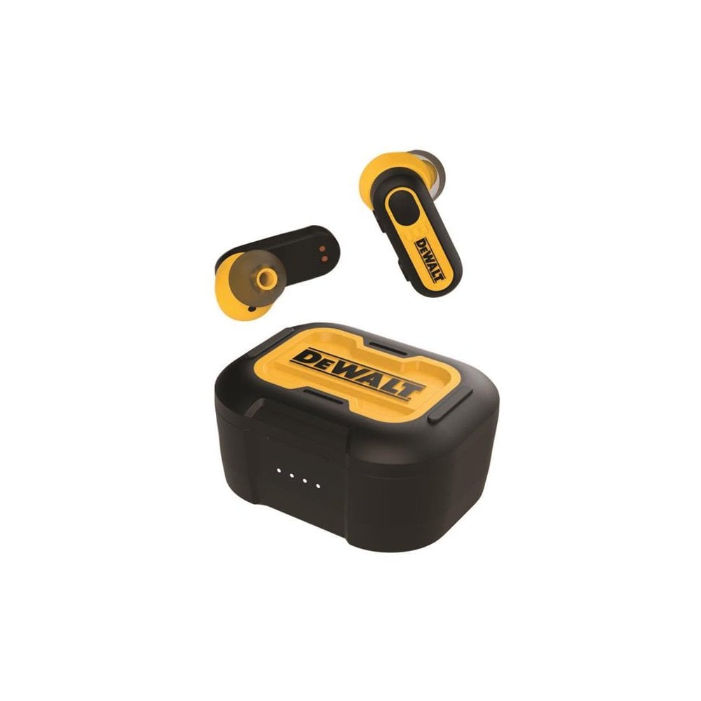 DEWALT Telecoms Jobsite Pro-X1 True Wireless Earbuds with Charging Case