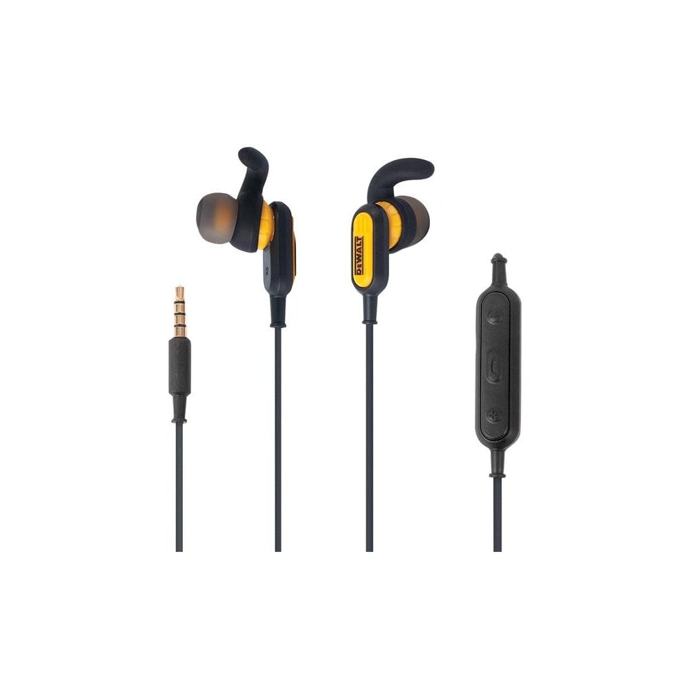 DEWALT Telecoms Jobsite Wired Earphones