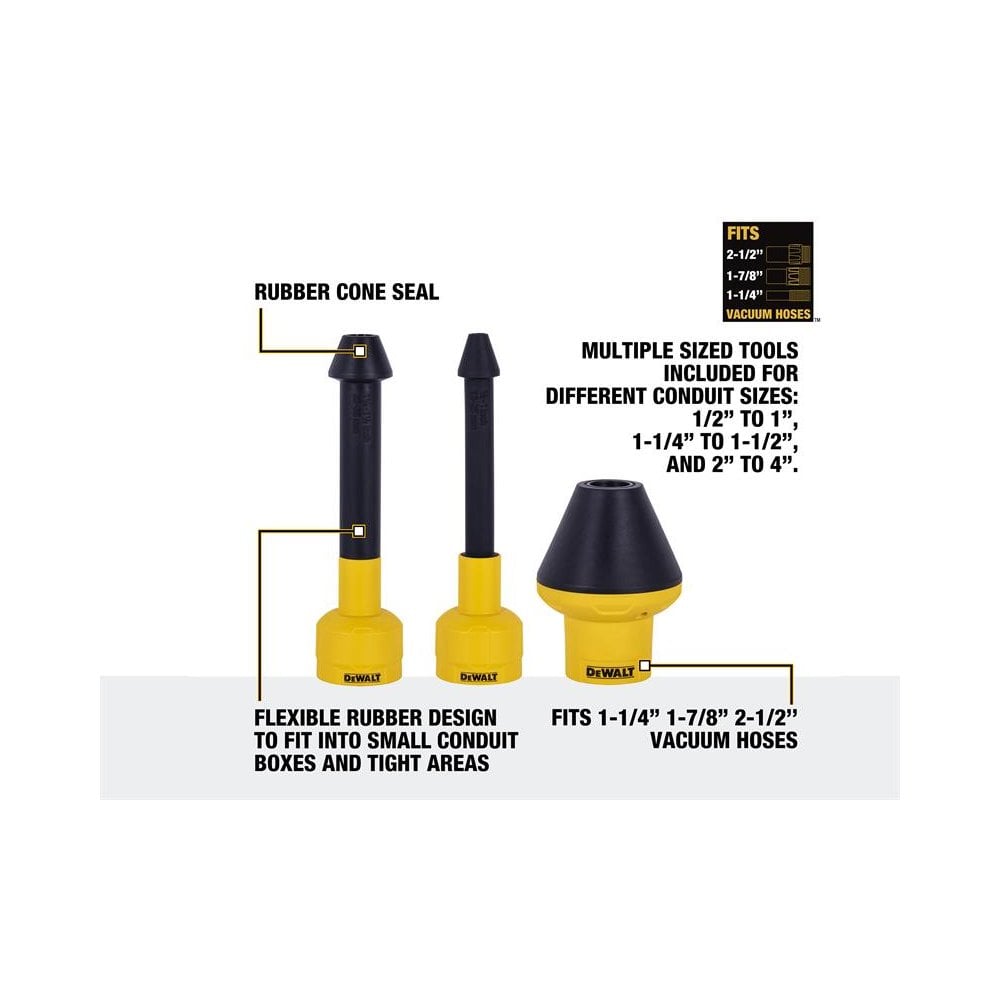 DEWALT Vacuum DXVA00-0301E Conduit Line Puller Kit