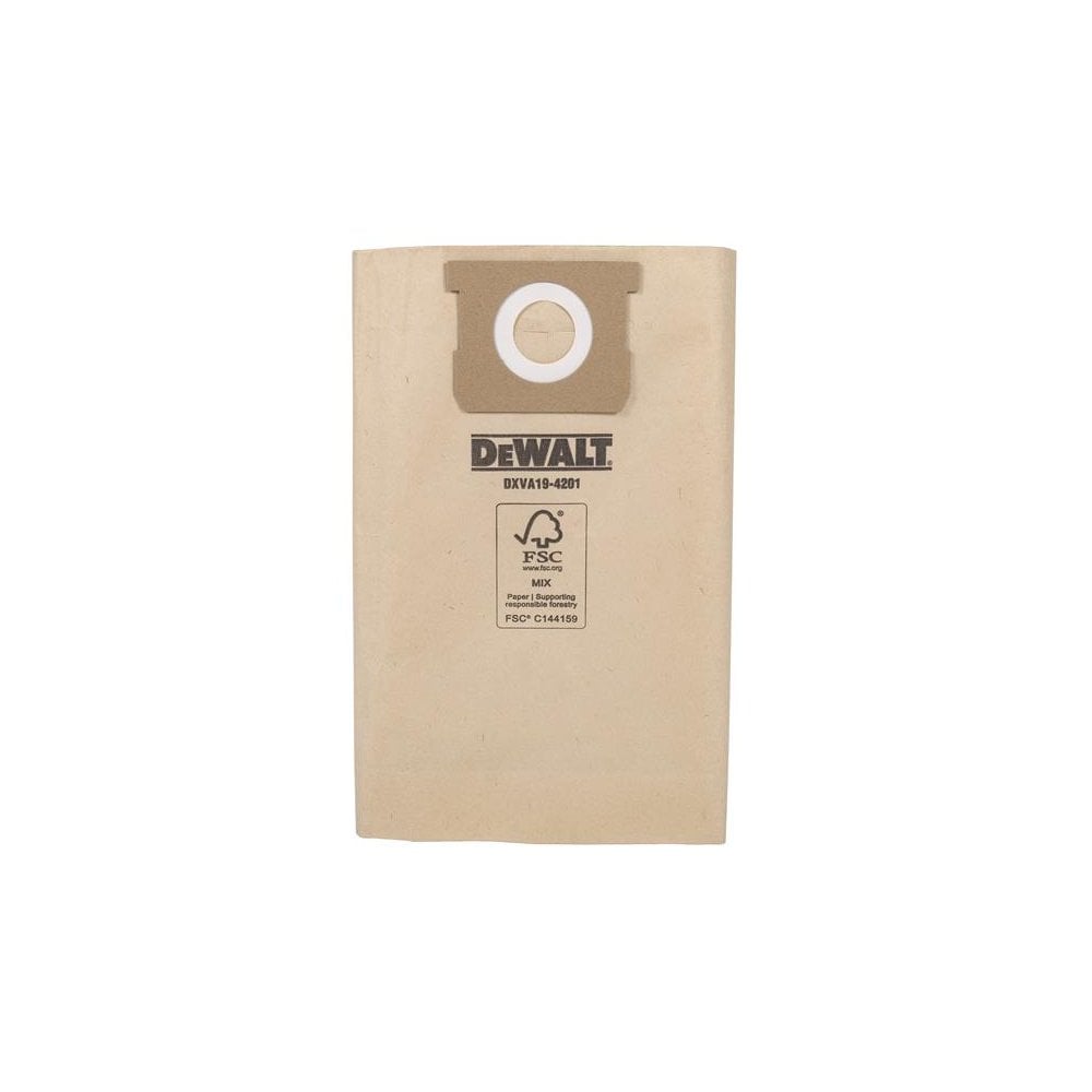 DEWALT Vacuum DXVA19-4201 Dust Bag (Pack 3)