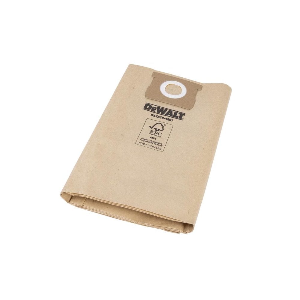 DEWALT Vacuum DXVA19-4201 Dust Bag (Pack 3)