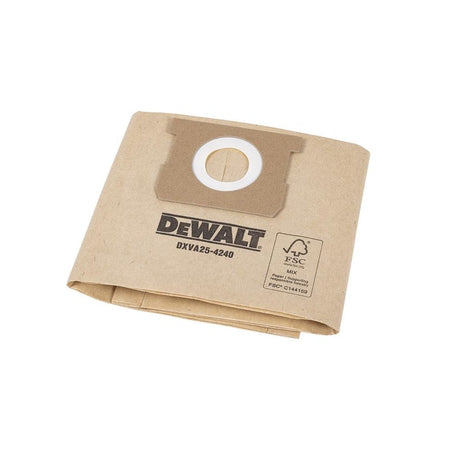 DEWALT Vacuum DXVA25-4240 Dust Bag (Pack 3)