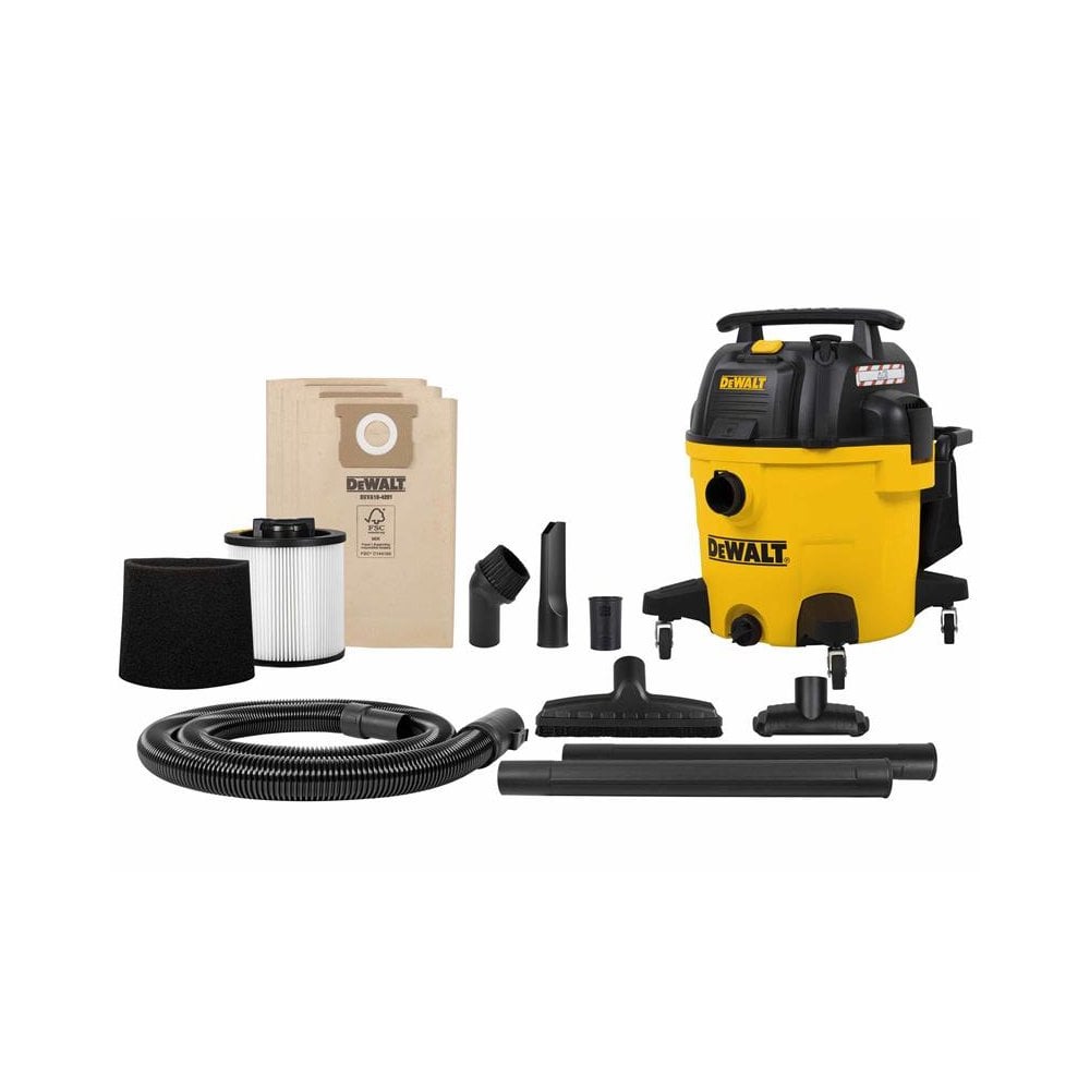 DEWALT Vacuum DXV34PTAA Wet & Dry Vacuum with Power Tool Activation 1200W 240V