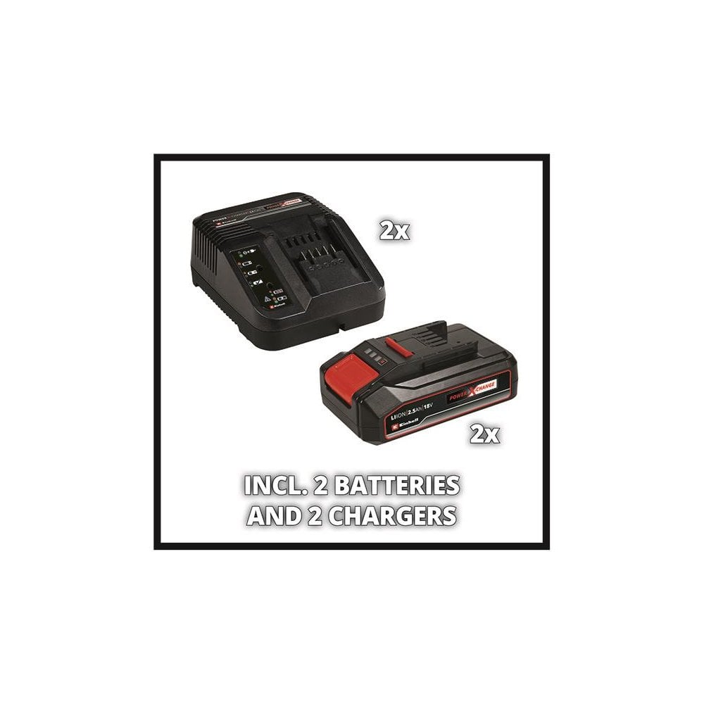 Einhell GE-CM 36/33 Li Power X-Change Lawn Mower 36V 2 x 2.5Ah Li-ion