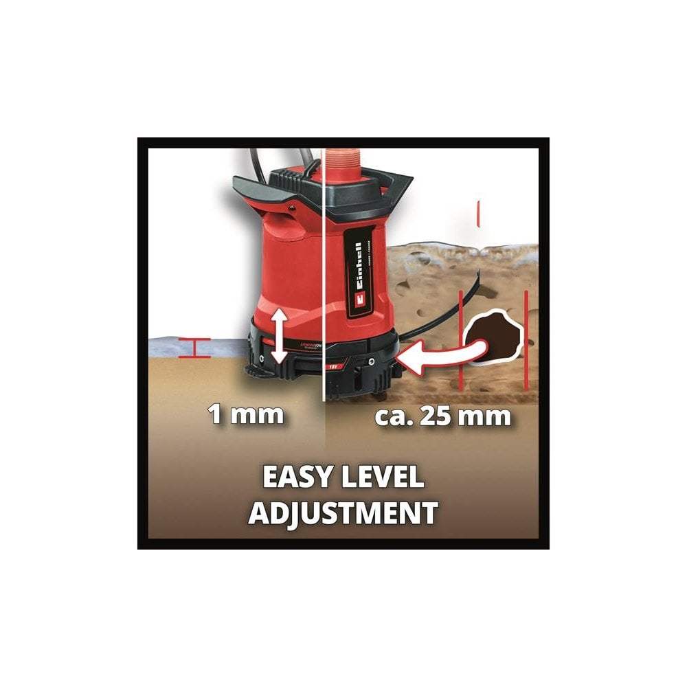 Einhell GE-DP 18/25 LL Li - Solo Power X-Change Dirty Water Pump 18V Bare Unit